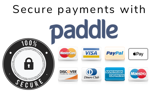 payments secured by paddle