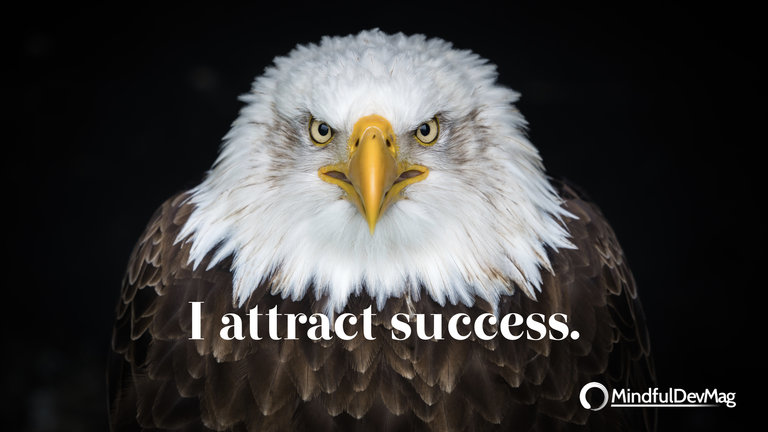 Morning affirmation: I attract success.