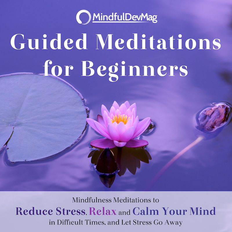 Set of 12 guided meditations for beginners to calm anxiety, reduce stress and calming your mind.